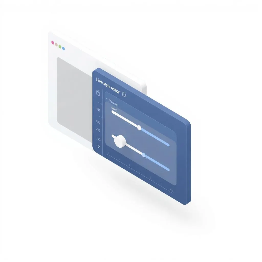 Live styling editor